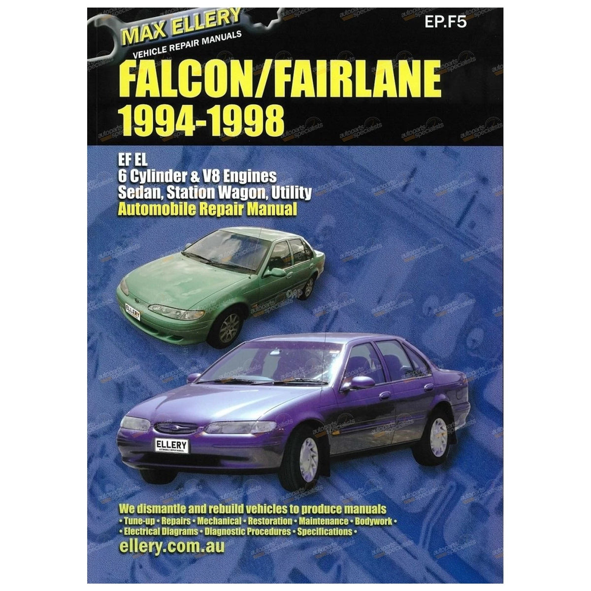 Manual for Falcon EF EL Fairlane NF NL LTD Fairmont (1994-1998)