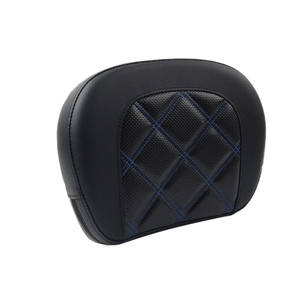Black Rear Sissy Bar Backrest Pad for Harley Street Glide FLHX FLHXS (2006-2023)