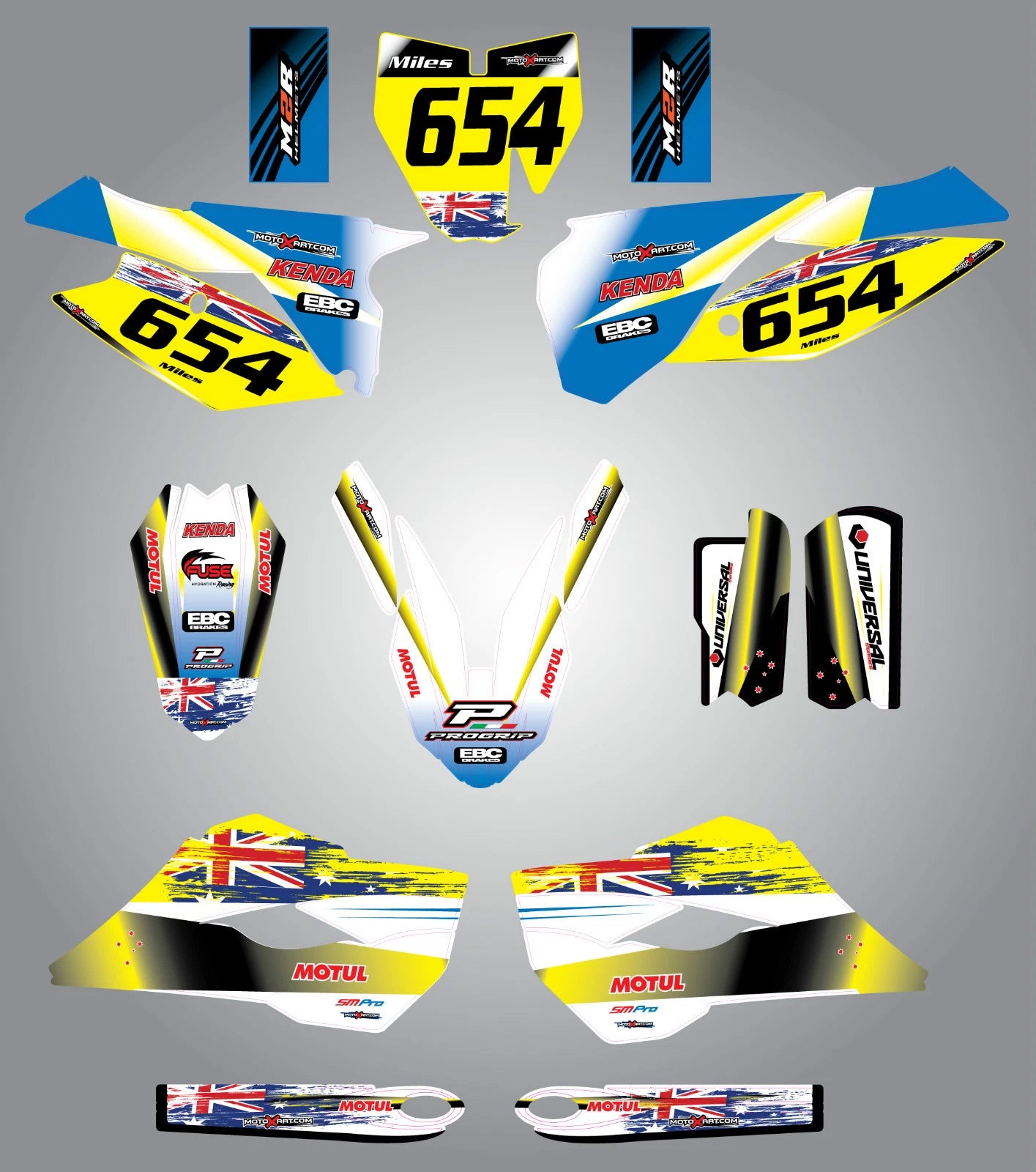 Custom Graphic Kit for Husqvarna TC 85 (2014-2017) - Aussie Pride Stickers