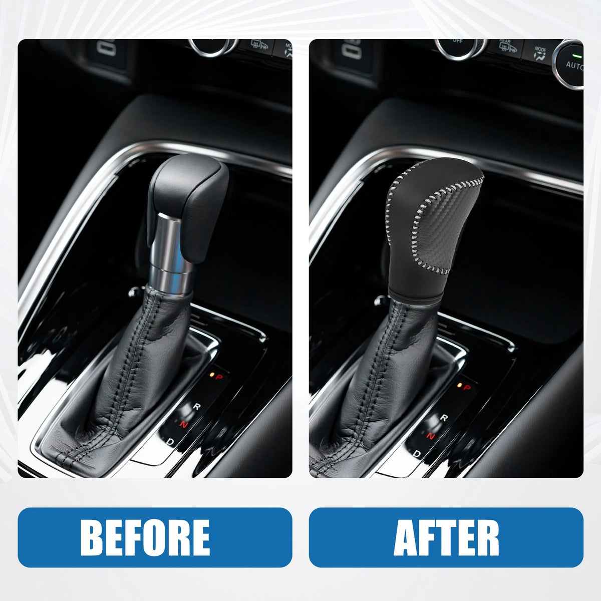 Carbon Fiber Gear Shifting Knob Cover for Honda