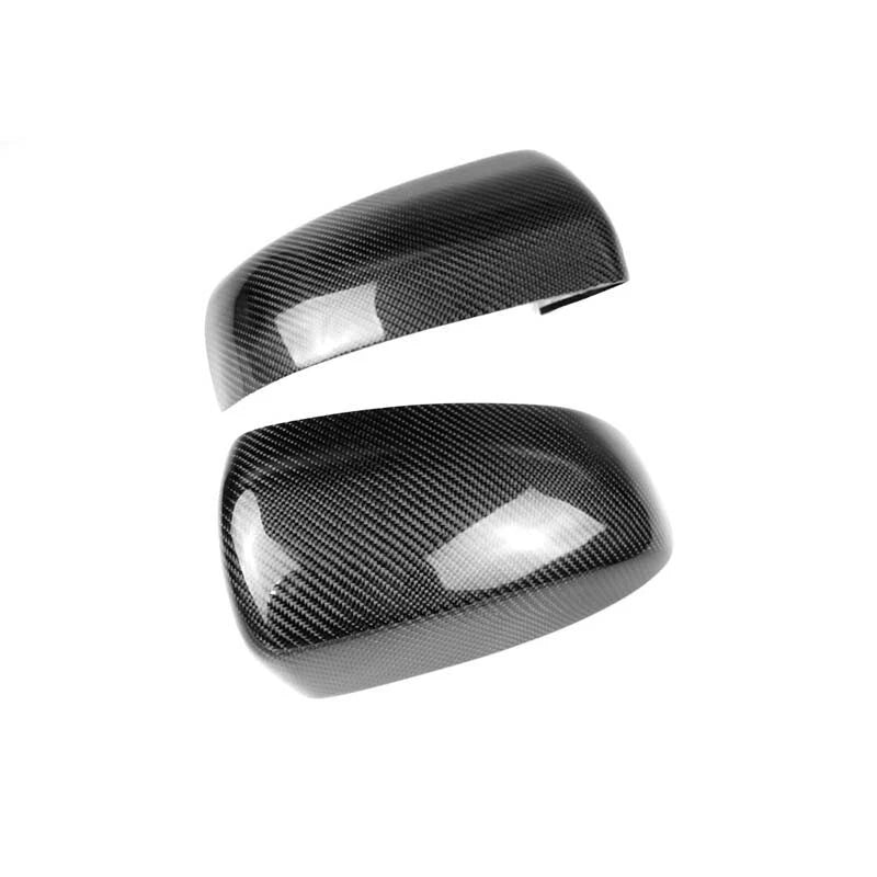 Addon Real Carbon Fiber Side Wing Mirror Cover Caps Fit For BMW X5 X6 2008-2013