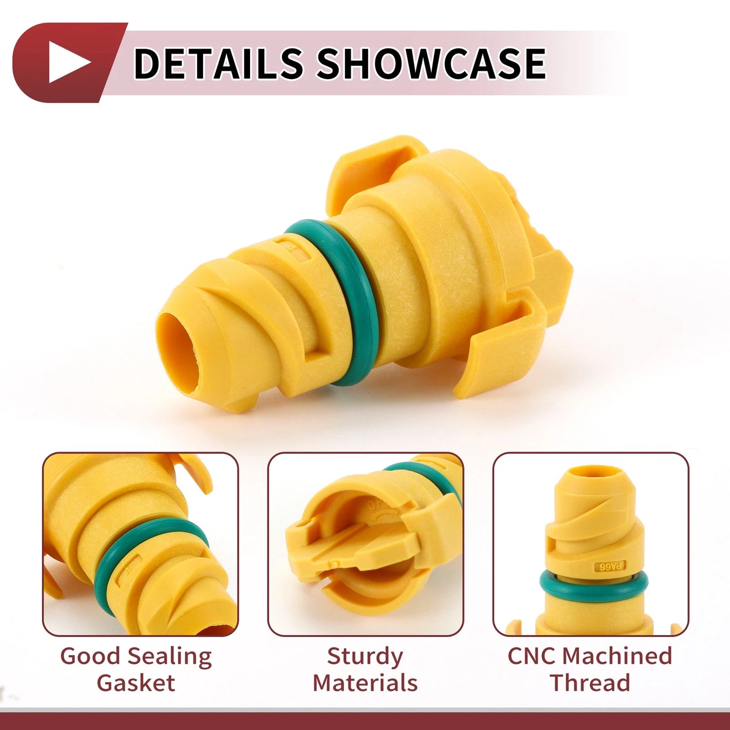 Oil Drain Plug Set for Ford F-250 F-350 F-450 F-550 Super Duty (2011-2012)