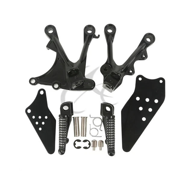 Front Driver Footpegs Bracket for Kawasaki Ninja ZX-6R ZX636 (2005-2008)