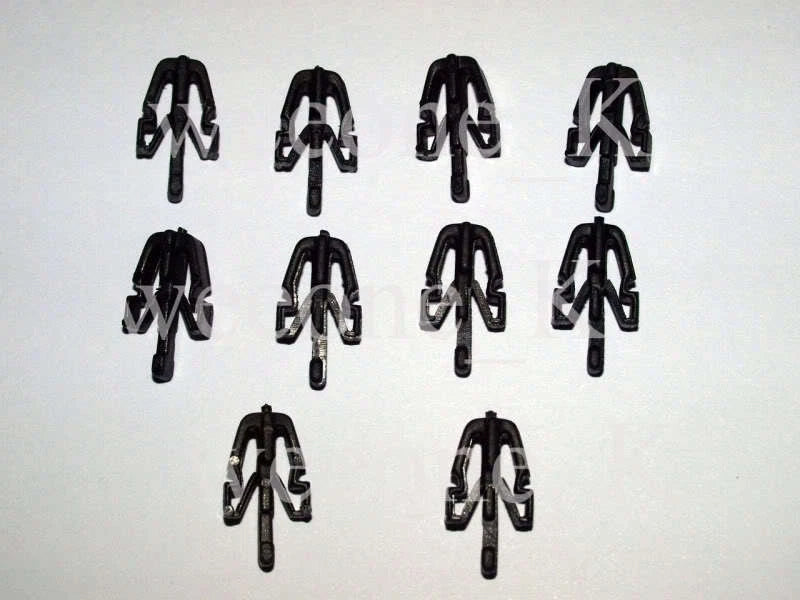 10 x Front Grill Clips for Isuzu TFR, KBZ, Mitsubishi, Ford, Mazda