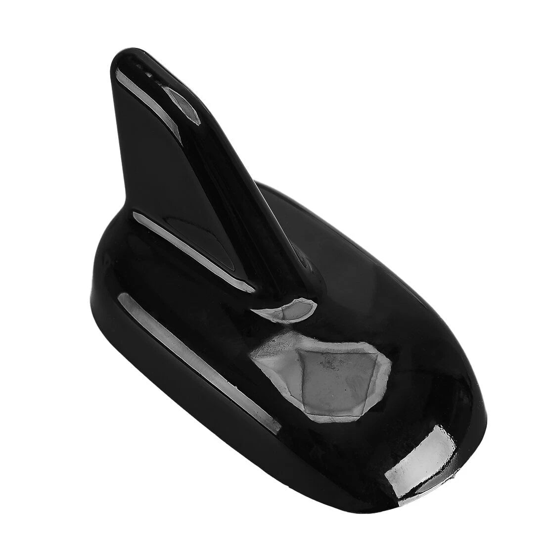 Black Shark Fin Roof Antenna Cover for Car (FM/AM) - Universal Fit