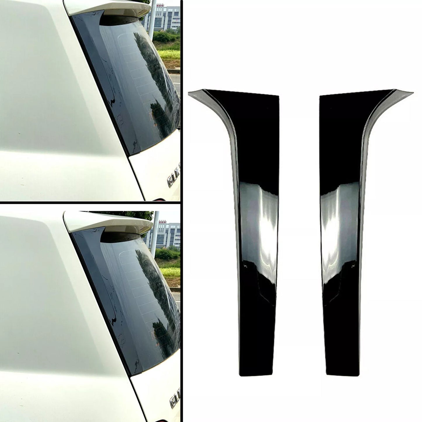 Rear Window Side Spoiler for Mercedes Benz GLK Class X204 (2009-2015)
