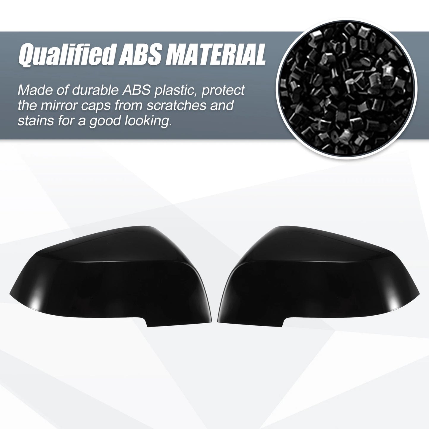 Rearview Mirror Cover Caps Gloss Black for BMW 328i 125i 330i 320i 220i