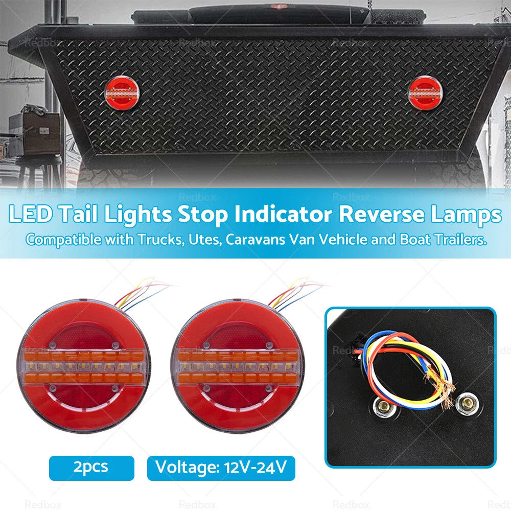 LED Tail Lights for Trailer Truck Ute