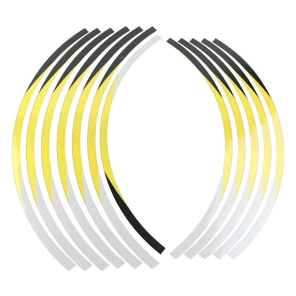 21" 19" Rim Stripes Wheel Stickers Decals for Kawasaki KX 250F (2004-2021)