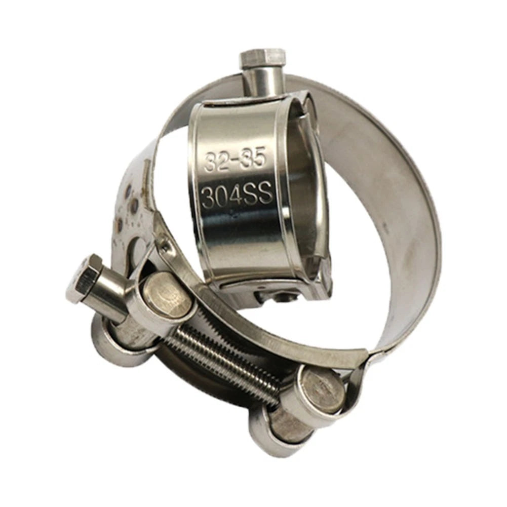 Stainless Steel 32-35mm Exhaust Muffler Pipe Clamp for Universal Car Motorcycle
