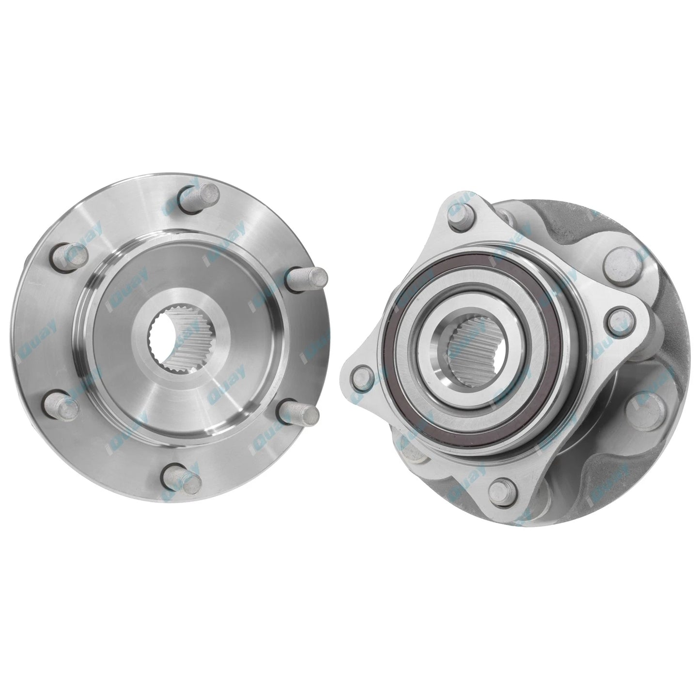 2 x Front Wheel Bearing Hubs for Toyota Fortuner GUN156 4cyl 2.8L 2015-2019