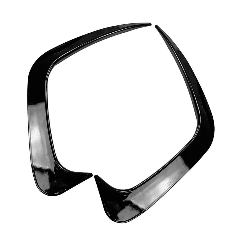 Gloss Black Rear Fog Light Eyebrow Cover Trim for BMW 3 Series (2019-2020)