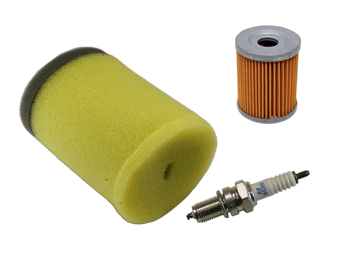 Air Filter Oil Filter & NGK Spark Plug for King Quad 300 & Quadrunner 250 (1998–2002)