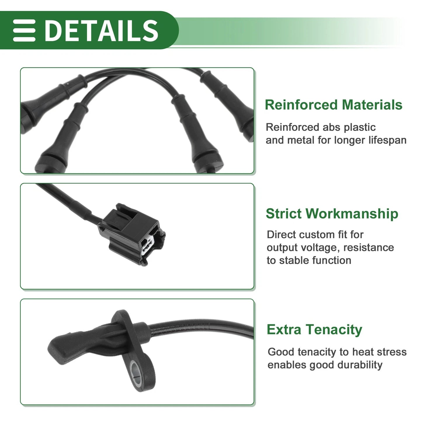 ABS Wheel Speed Sensor for Nissan Juke AWD (2011-2017) - 1 Pcs