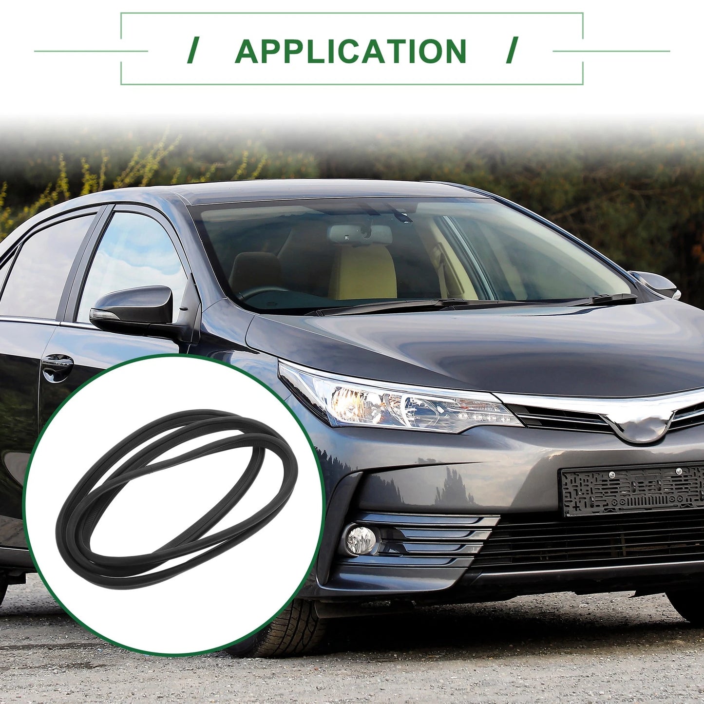 1pc Rear Trunk Weatherstrip Seal for Toyota Corolla Matrix (2003–2013)