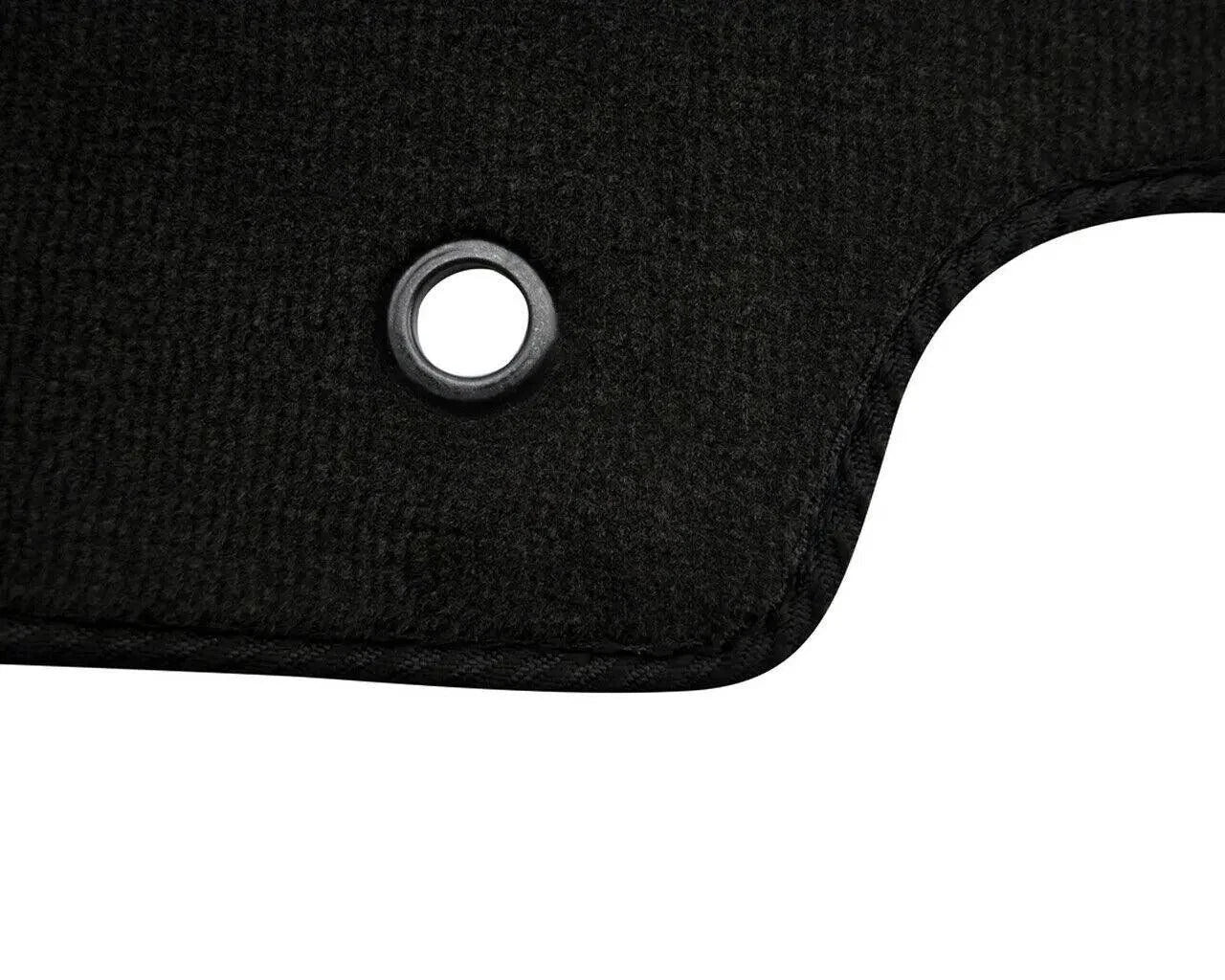 Black Floor Mats for Hummer H3 Tailored Carpets with H3 Emblem (2005-2010)