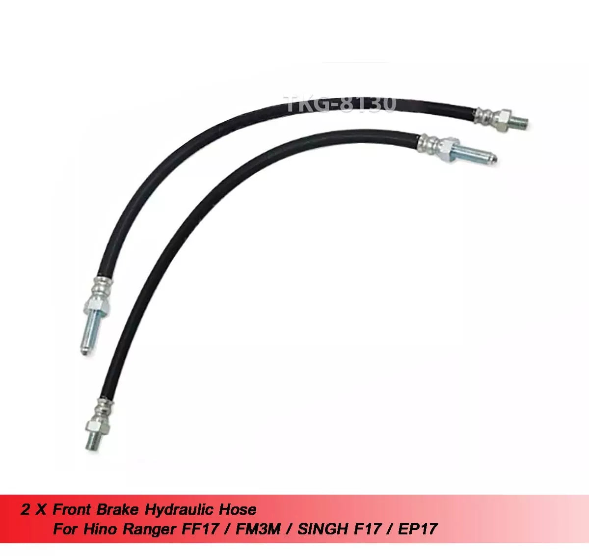 Front Brake Hydraulic Hose for Hino Ranger FF17/FM3M/SINGH F17/EP17 (2000-2023)