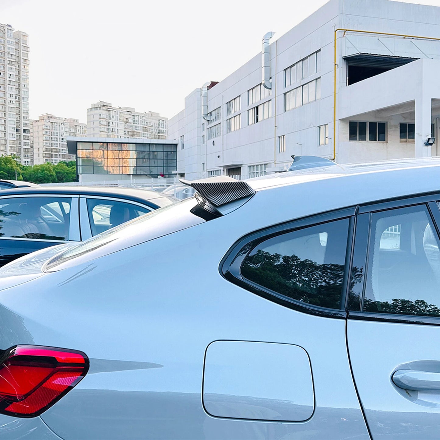 Carbon Look Rear Boot Spoiler Lip for BMW X4 G02 (2019-2024)