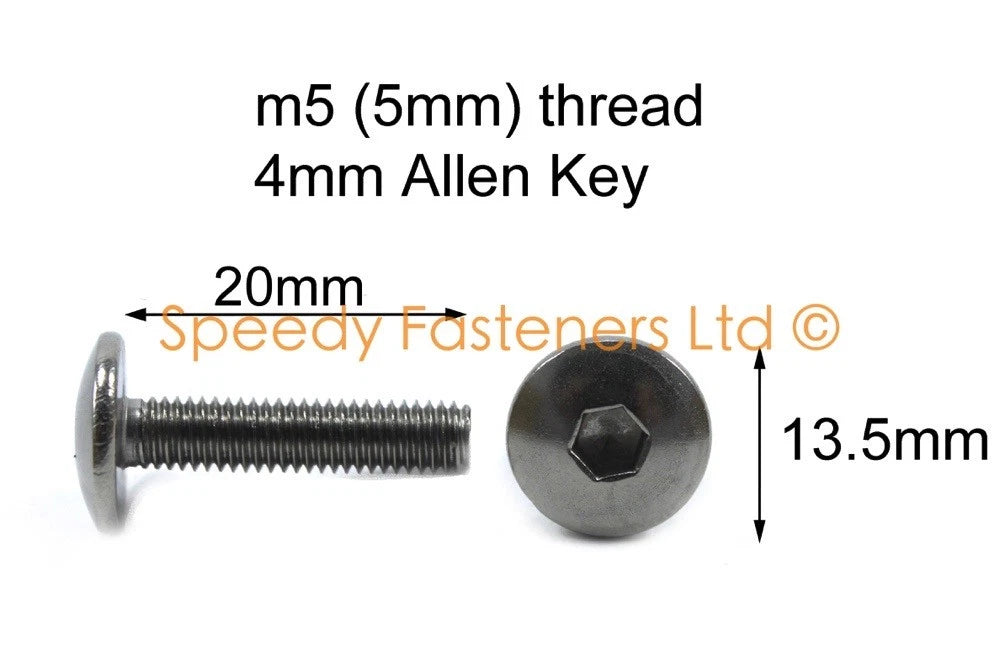 Bolt / Full Stainless / Fairing Bolts for Aprilia RSV 1000 R (2004–2009)