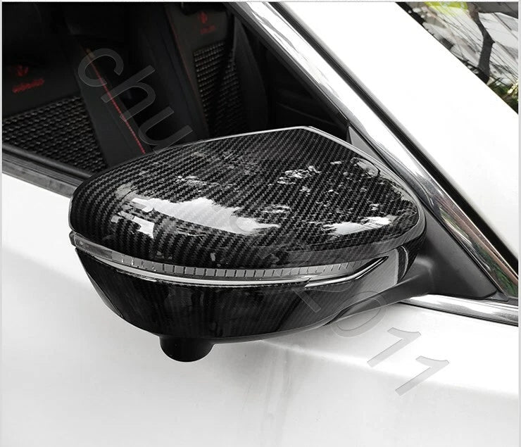 ABS Carbon Fiber Side Mirror Cover Trim for Nissan X-Trail Rogue (2014-2020)