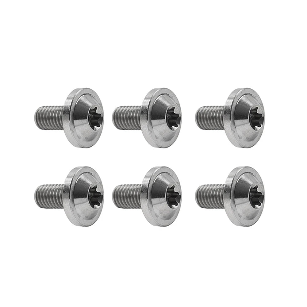 6 x M6x10mm Alloy Torx Head Screws for Titan Motorcycle Bike