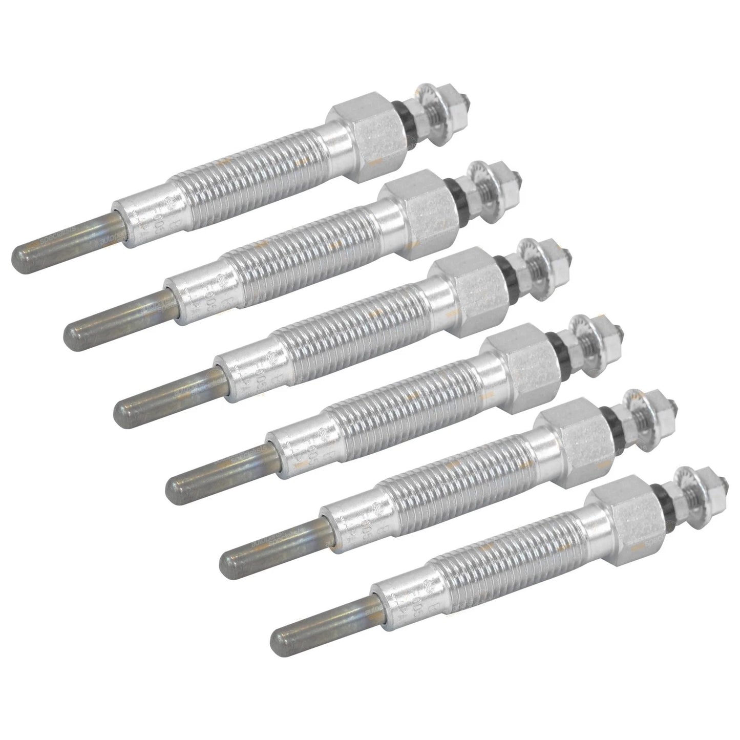6 x Glow Plugs for Patrol GU Y61 (1999-2006) 4.2L TD42 TD42T Turbo Diesel