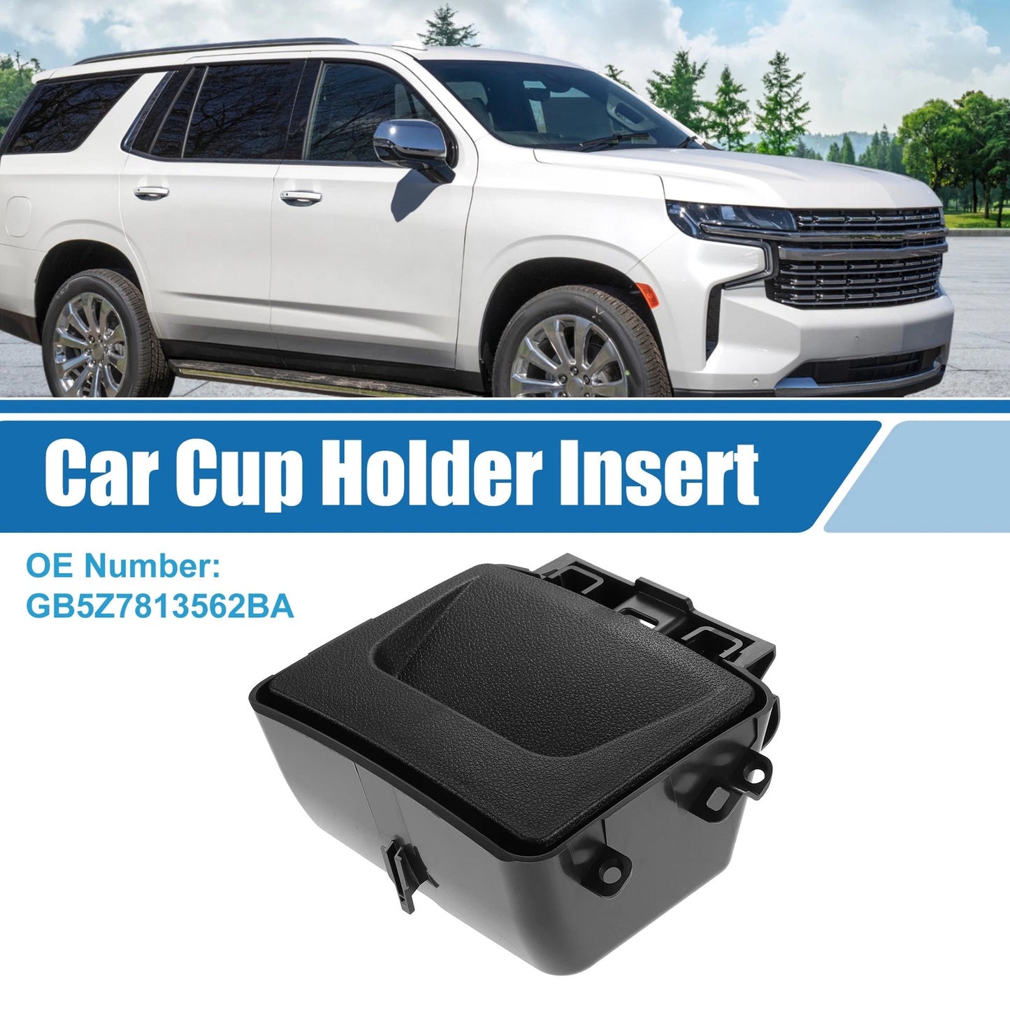 Car Cup Holder Insert for Ford Explorer (2016-2018)