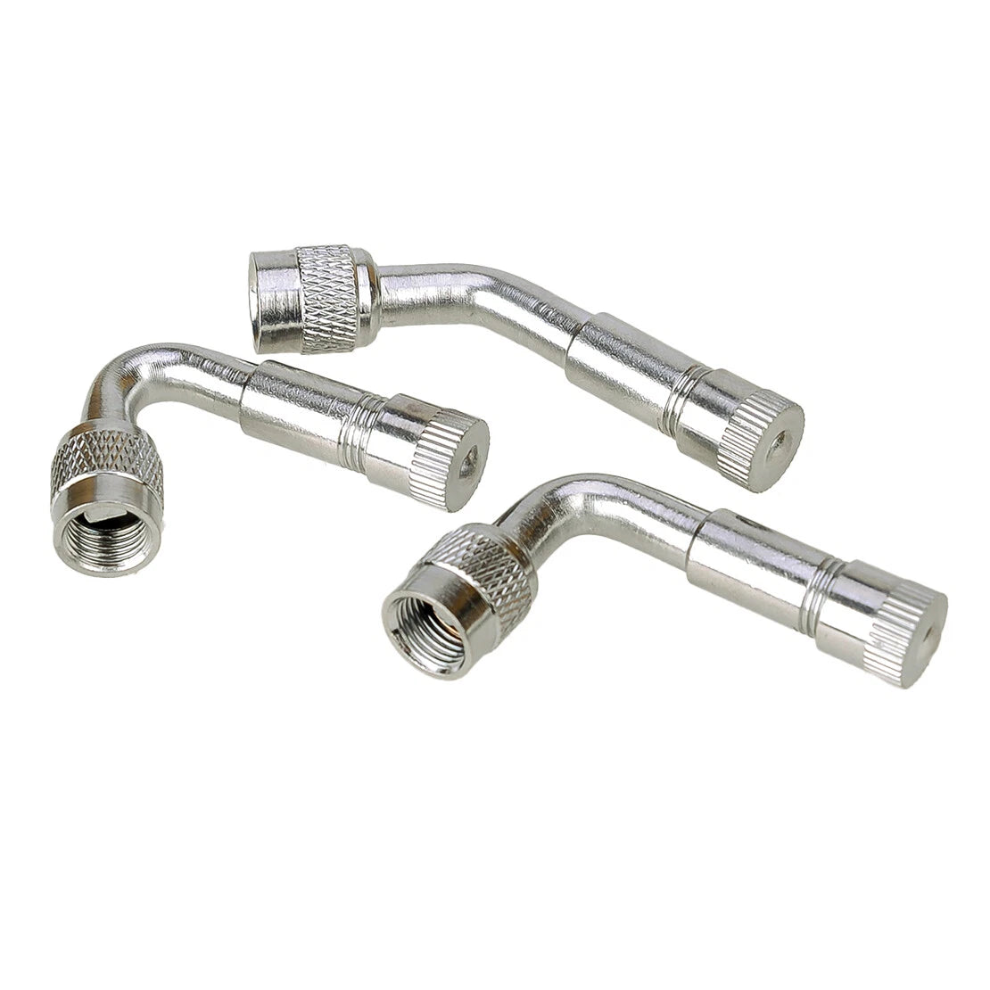 6Pcs Tire Valve Stem Extensions 45 90 135 Degree for Car Bicycles Scooter