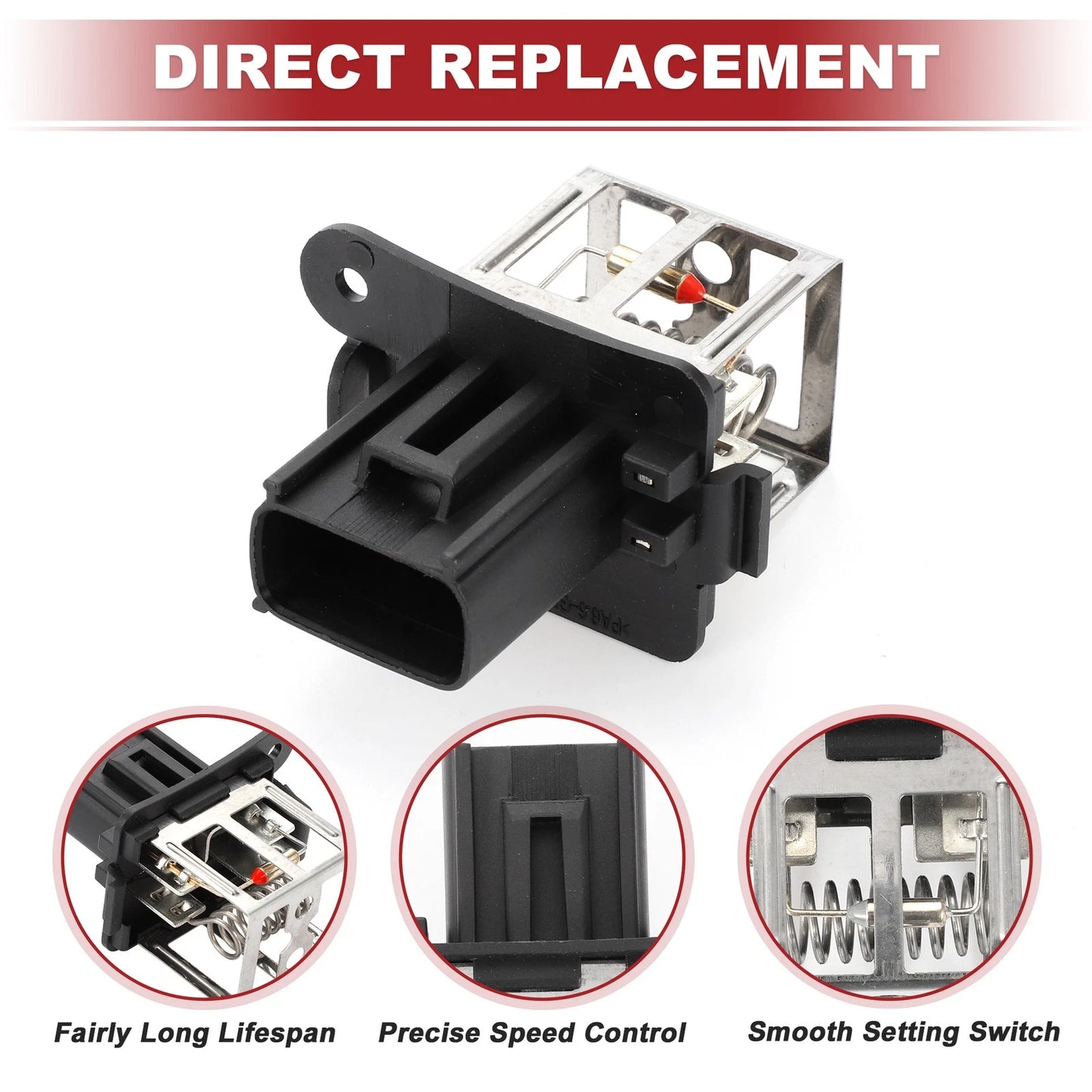HVAC Blower Motor Resistor for Ford Fiesta (2015)