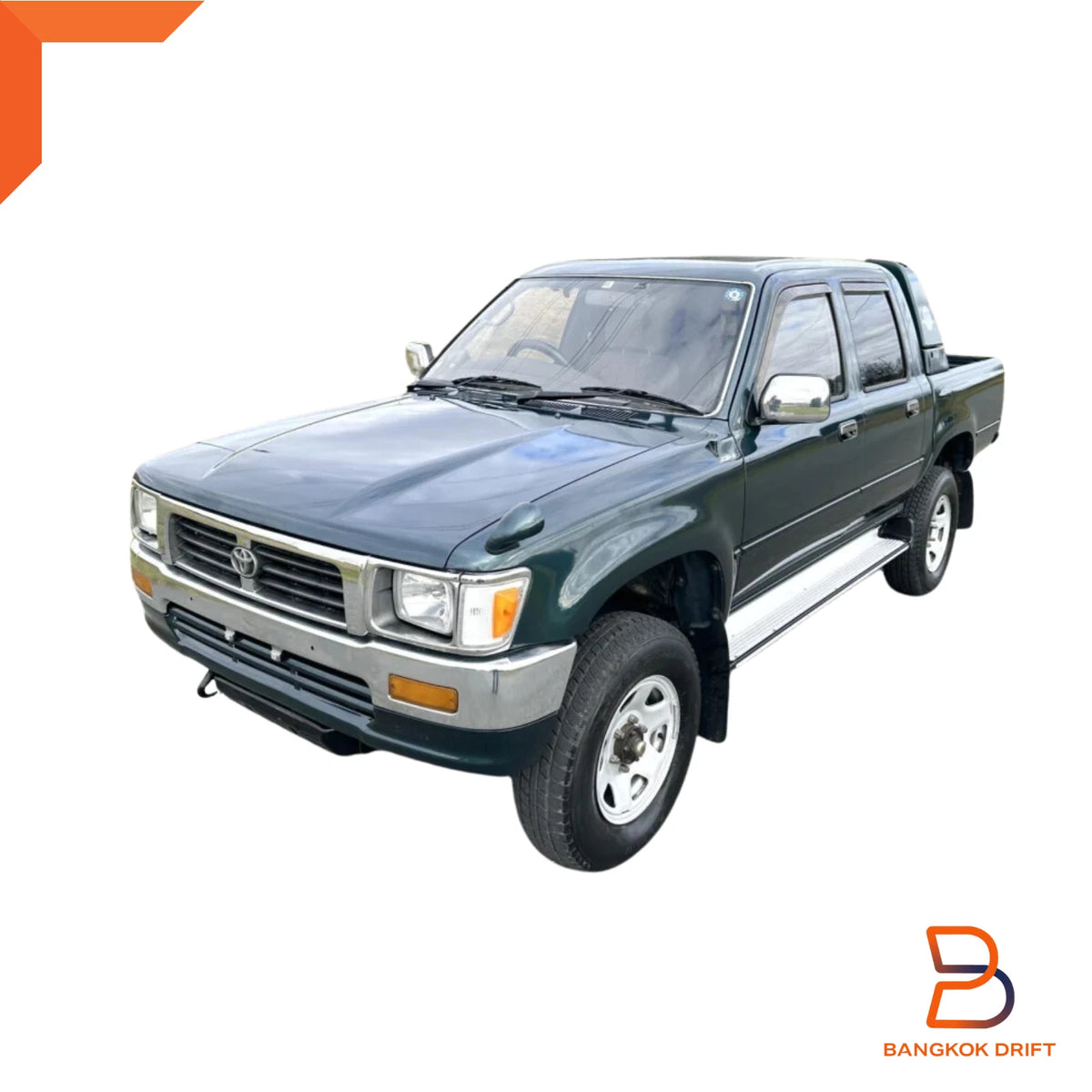 Chrome Blind Side Fender Mirror for Toyota Hilux Ute (88-96)