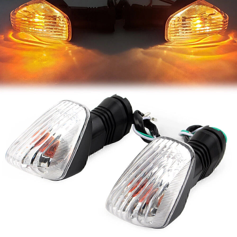 1 Pair Turn Signal Lights for Kawasaki Ninja ZX-6R/6RR, Z750S, KLE 500/650, VERSYS