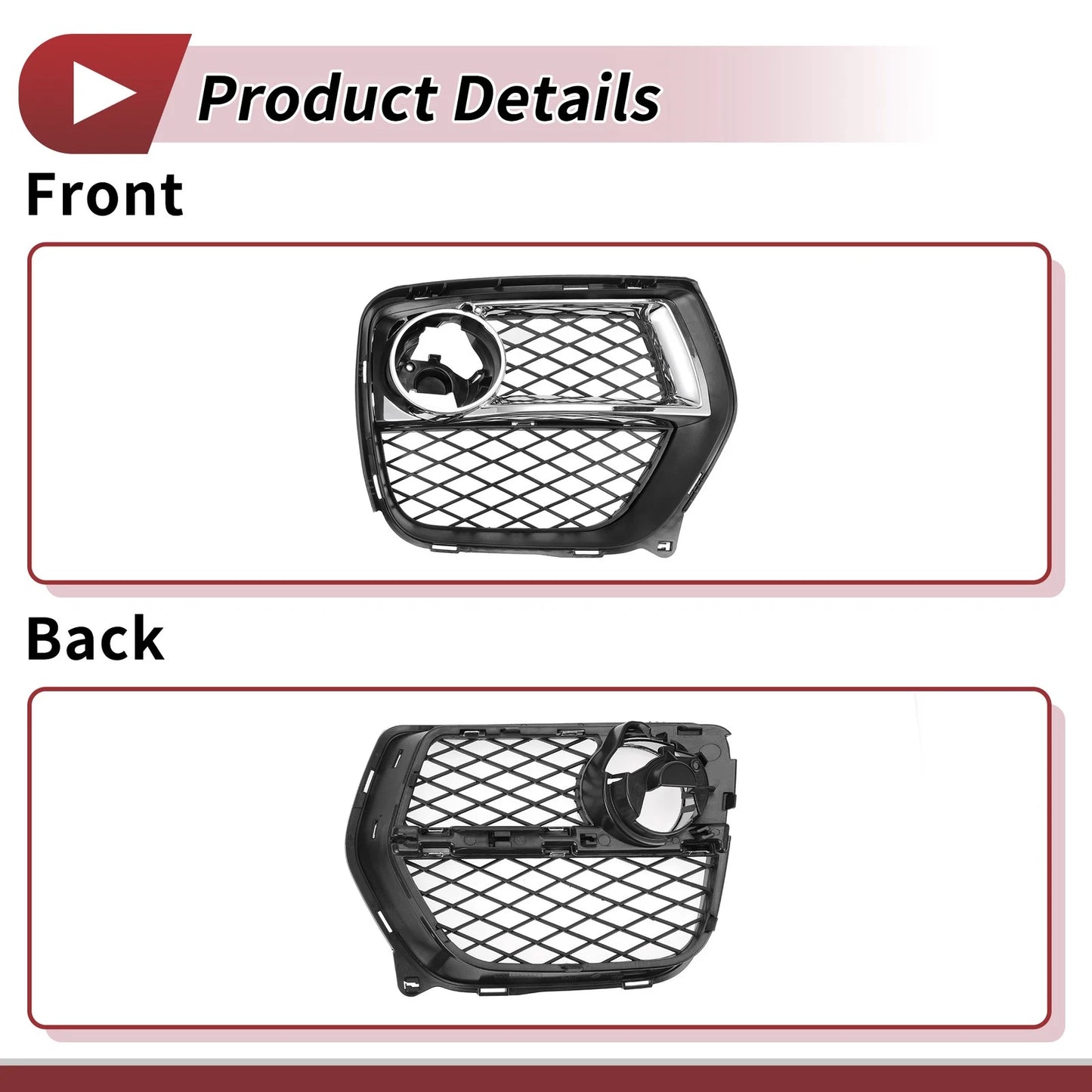 Front Right Fog Light Grill for BMW X6 (2012-2014)