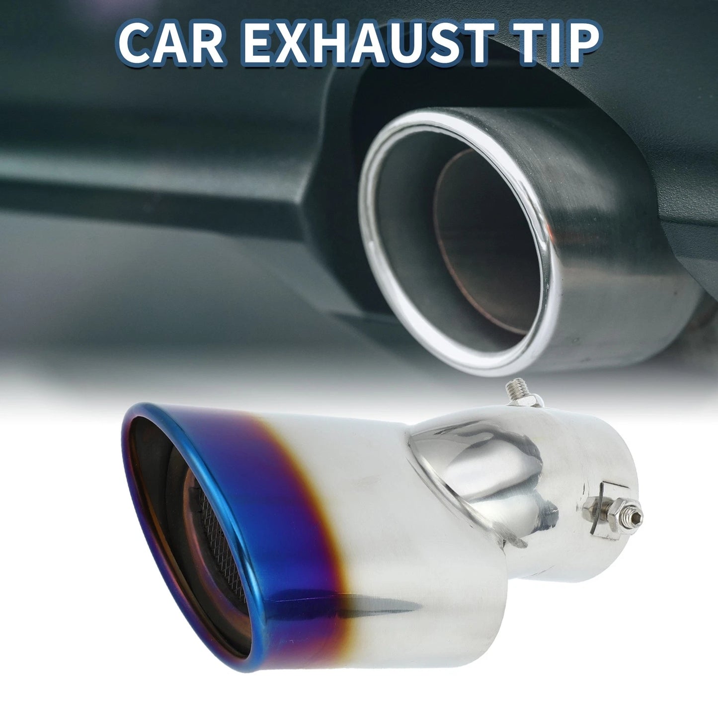 Slant Exhaust Tip 2.3" Inlet for Honda Civic (2016-2019)