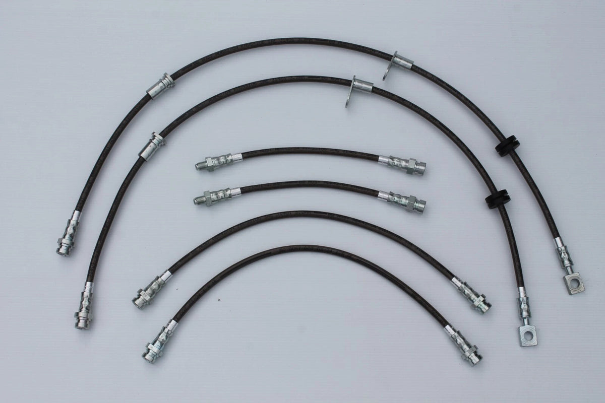 Braided Brake Hose Set (6) for Mitsubishi Pajero Sport (2015-2024)
