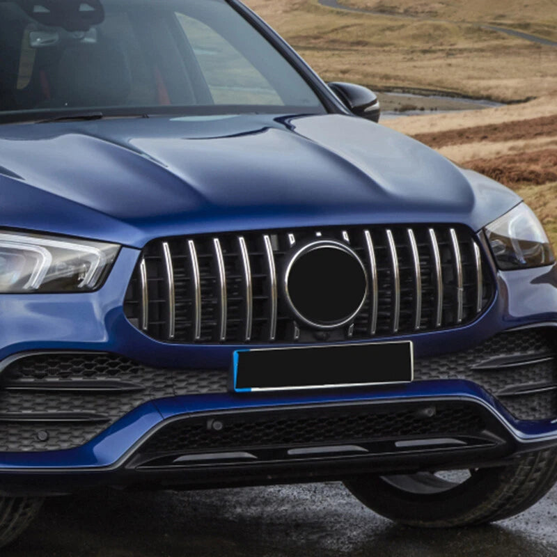 GT Style Front Grille Chrome for 2019-2023 Mercedes Benz W167 GLE 300 350 400