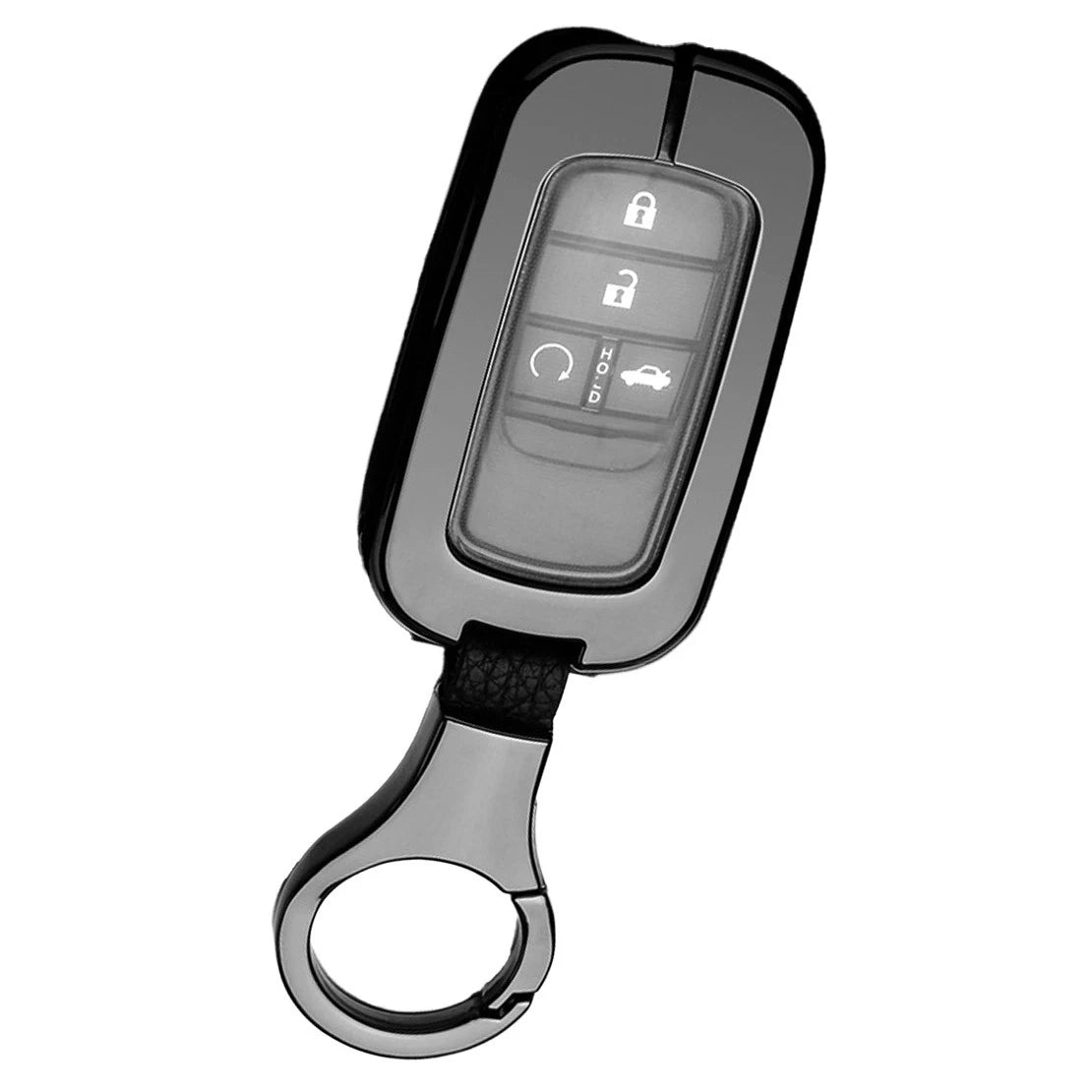 Zinc Alloy TPU Car Key Case Cover for Honda Accord Civic Pilot (2016-2023)