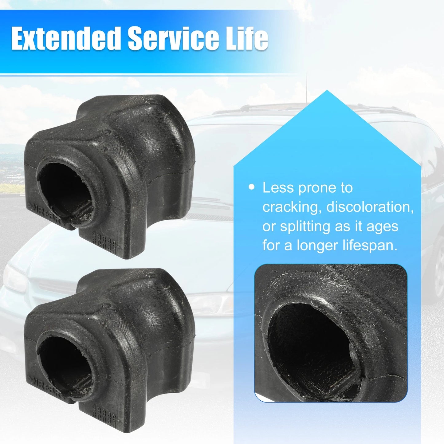 2pcs Car Suspension Stabilizer Bar Bushings for Toyota 4runner
