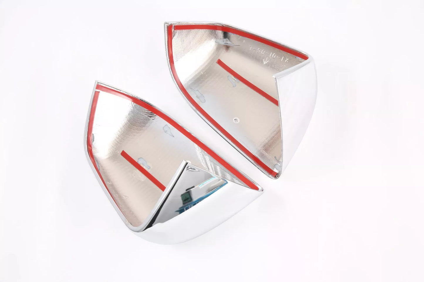 Side Rearview Mirror Chrome Cover Trim for Tesla Model Y (2021-2023)