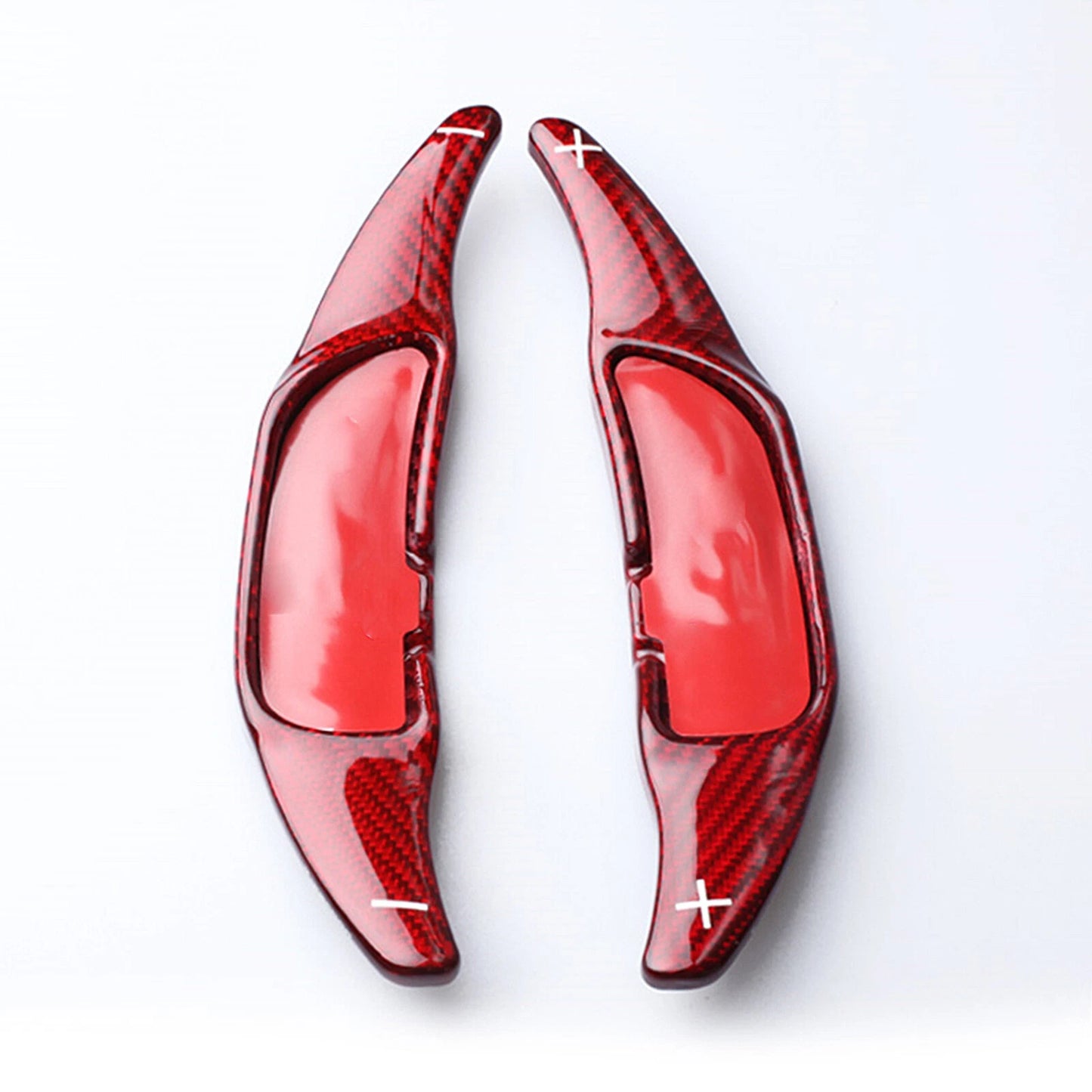 2 x Carbon Fiber Shift Paddle Extensions for AMG A45 C63 E63 S65 (2012-2023)