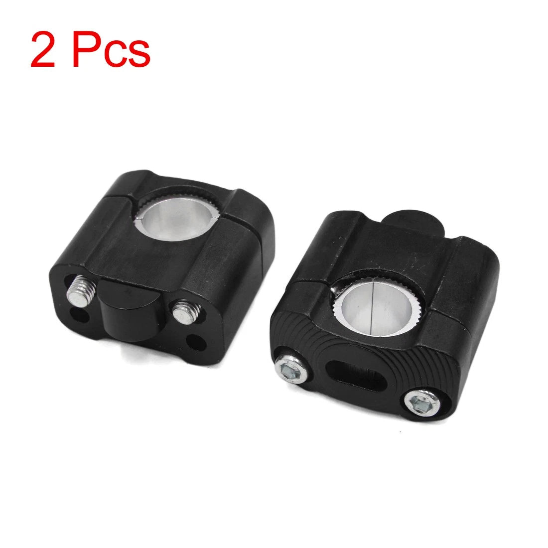 2 x Universal 22mm Handlebar Riser Clamp Bracket Adaptor for Motorcycle
