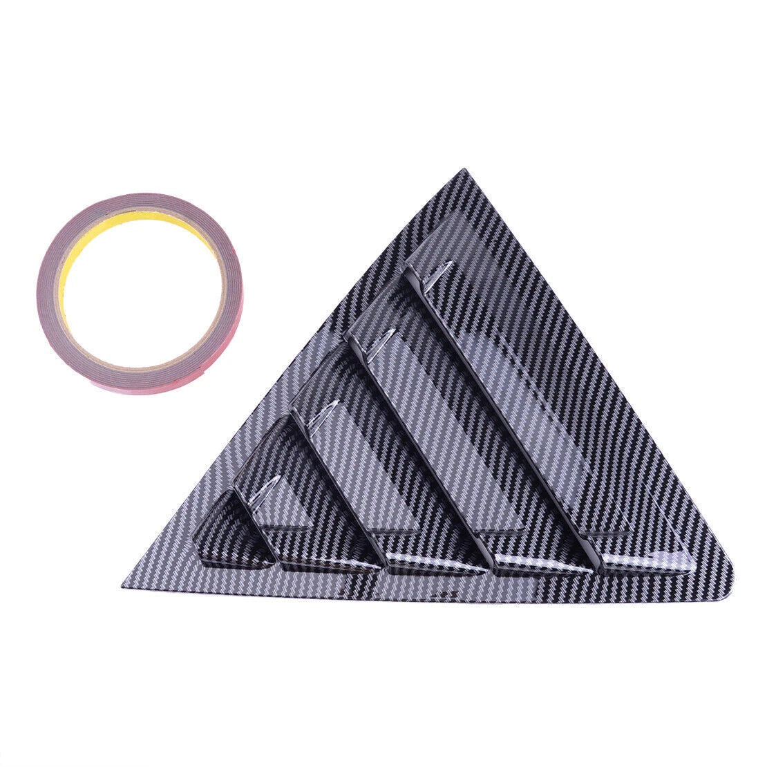Carbon Fiber Side Window Louver Shutter Cover Trim for Toyota Corolla (2014–2018)