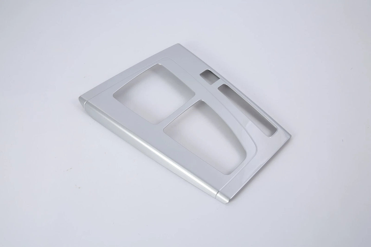 Matte Silver Gear Shift Box Panel Frame Cover Trim for Audi Q5 (2018-2022)
