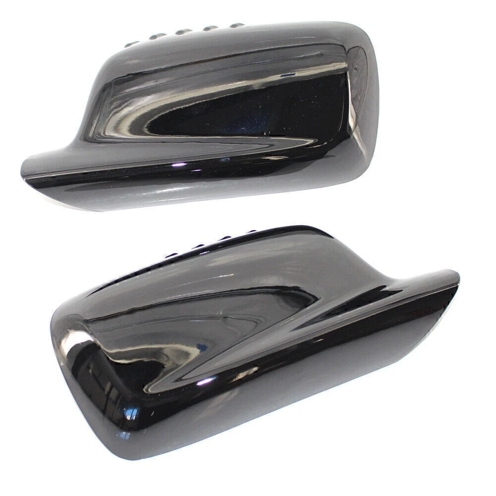 Door Wing Side Mirror Cover Caps For BMW E46 E65 E66 330Ci 745i 750i (2000-2006)