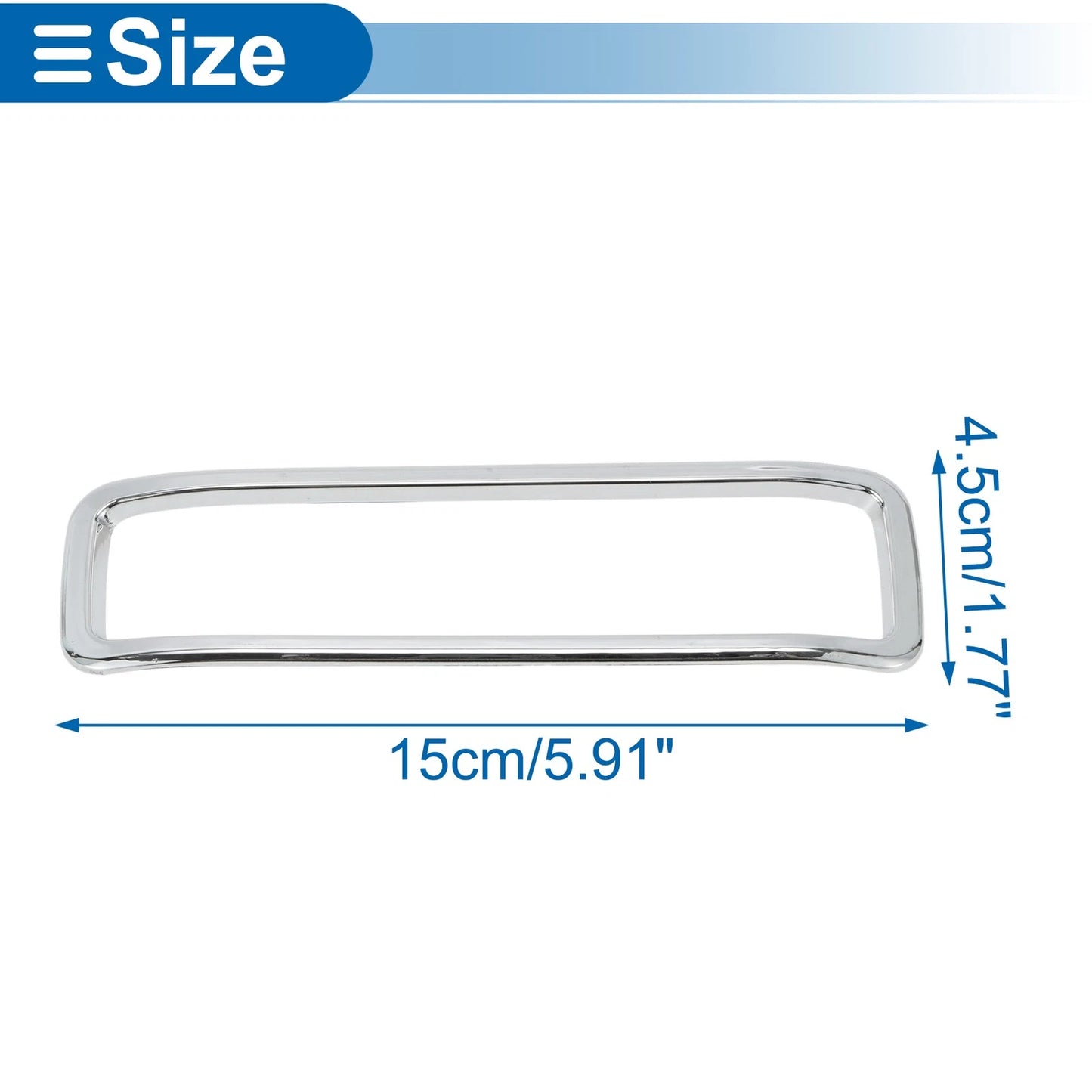 Hood Air Outlet Vent Cover Trim for Jeep Gladiator JT (2020-2024) 7 x ABS Silver