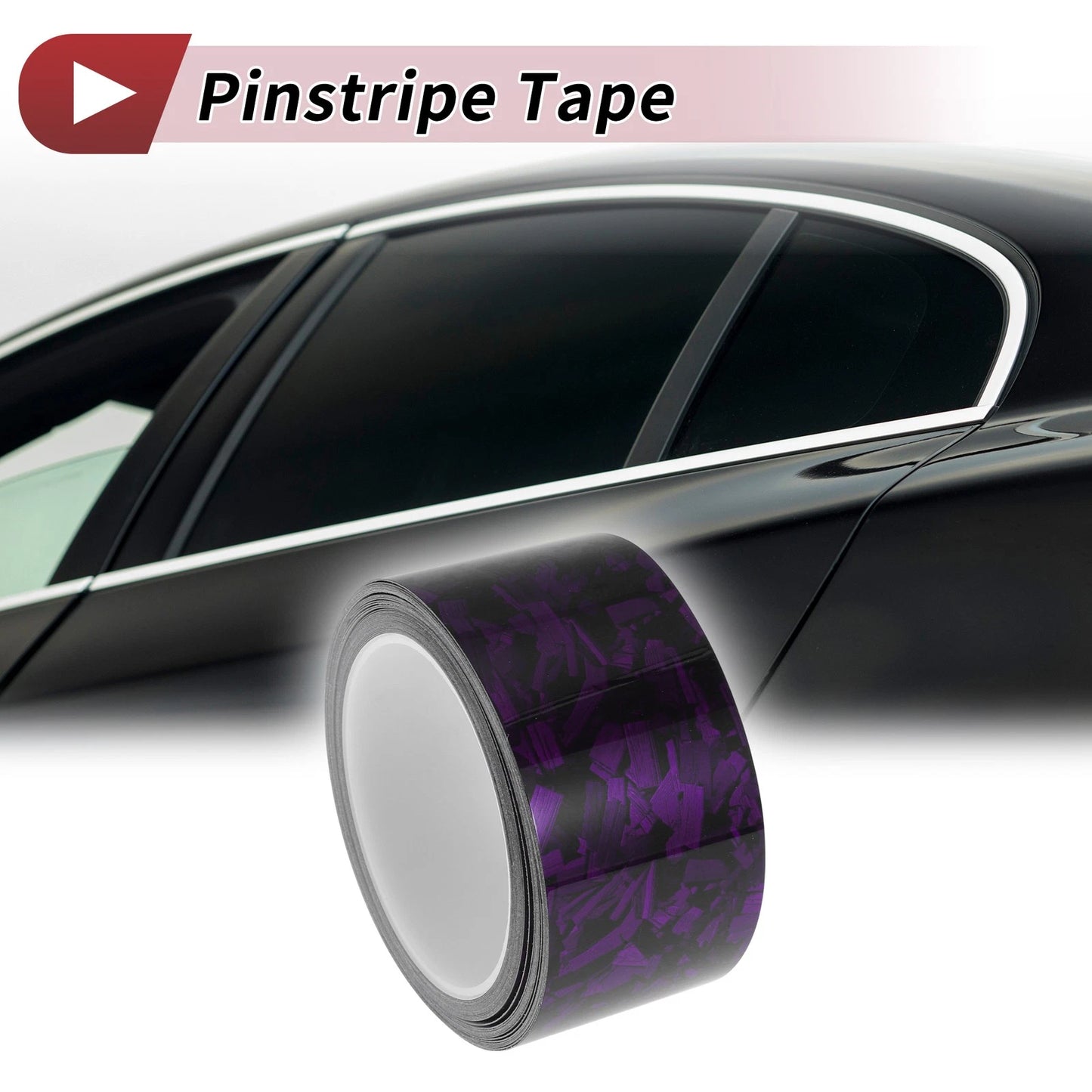 Pinstripe Tape 50mmx8.5m Purple for Car Motorcycle and Boat