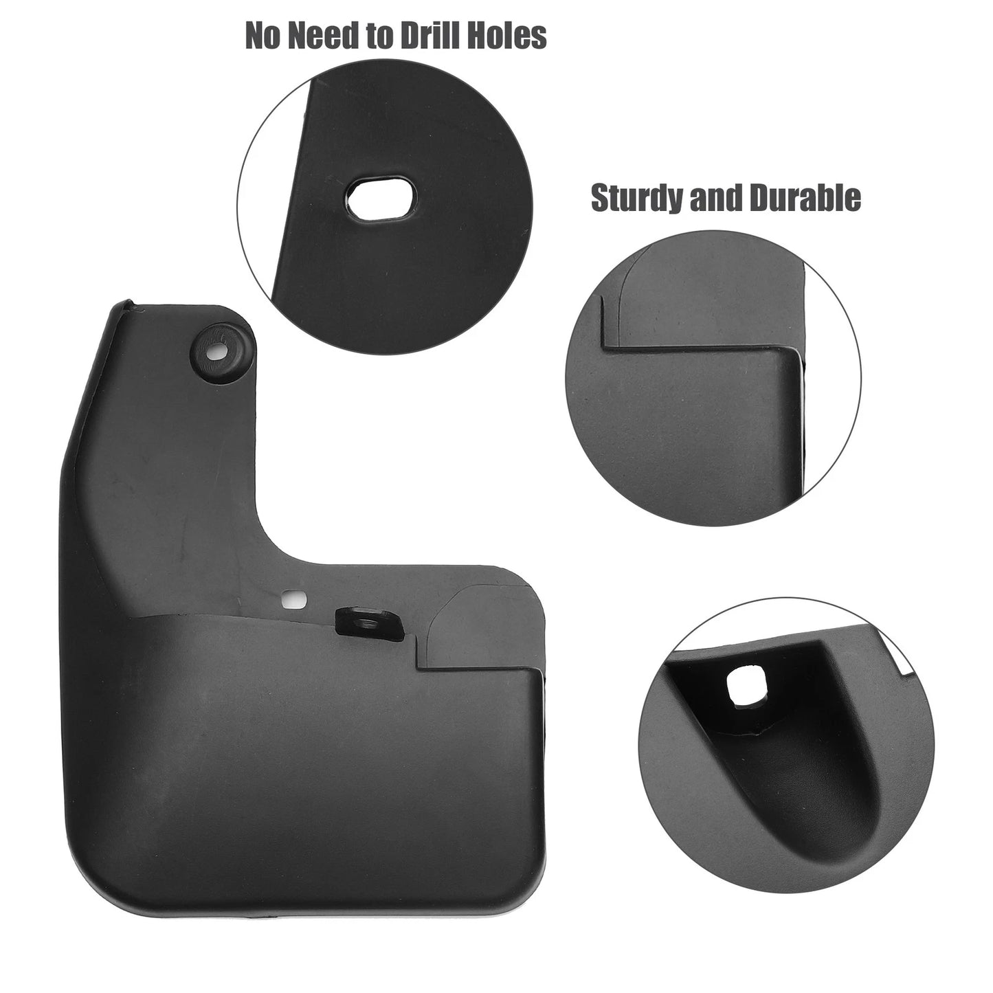 1 Set Front and Rear Mud Flaps Splash Guards for Toyota RAV4 (2016–2018)