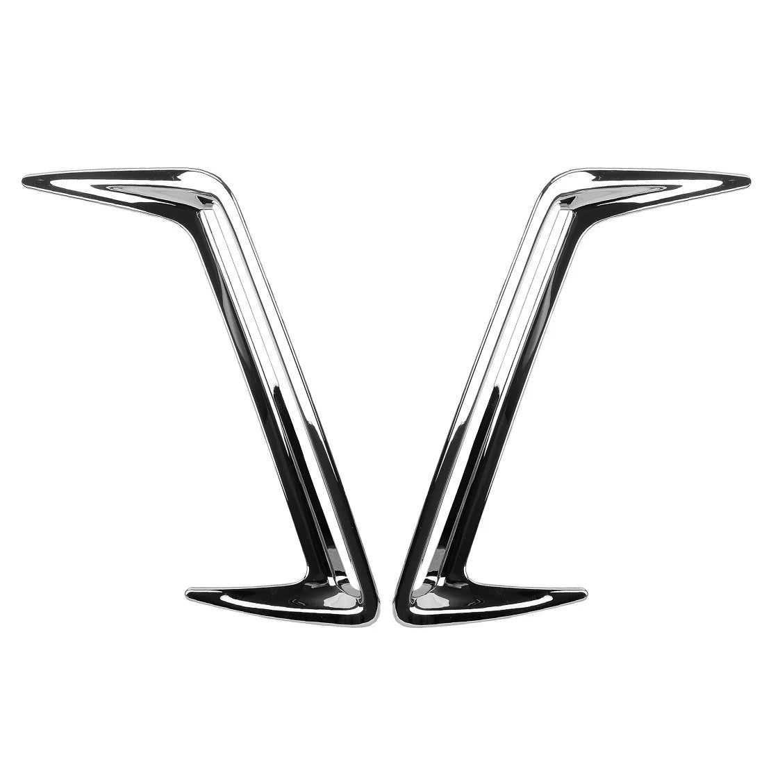 2 x Chrome Rear Fog Light Covers for Toyota Corolla (2014-2019)