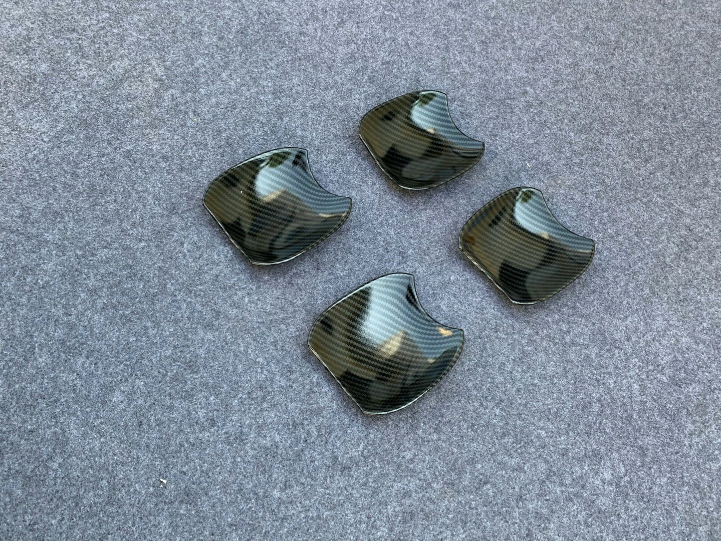 Carbon Fiber Door Handle Bowl Cup Cover Trim for Toyota RAV4 (2019-2023)