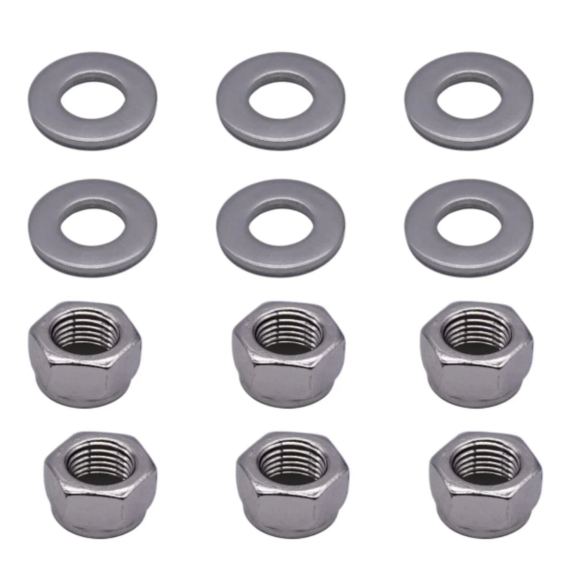 6 Packs Install Hardware Nut & Washer Kit for Mercury Marine