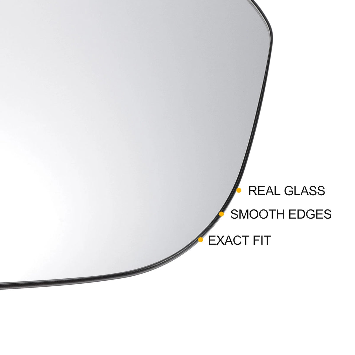 Right Side Heated White Mirror Glass for Nissan Juke (2019-2022)
